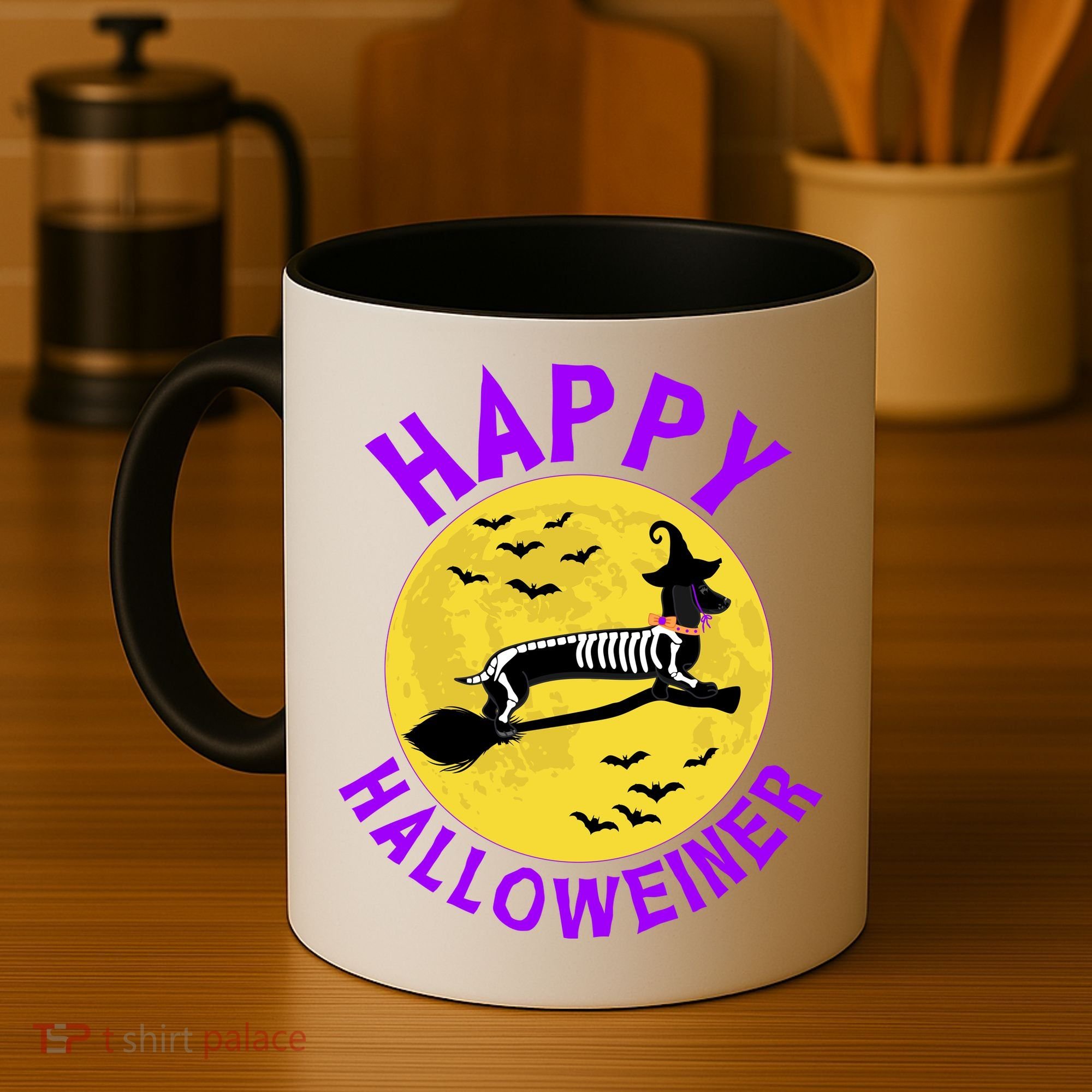 Funny Happy Halloweiner Dachshund Lover Coffee Mug