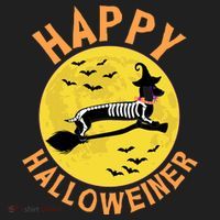 Funny Happy Halloweiner Dachshund Lover Beanie thumb 2