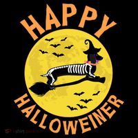Funny Happy Halloweiner Dachshund Lover Women's Hoodie thumb 2