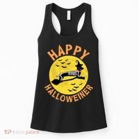Funny Happy Halloweiner Dachshund Lover Women's Tank Top thumb 0