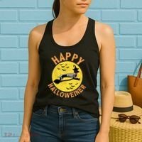 Funny Happy Halloweiner Dachshund Lover Women's Tank Top thumb 2