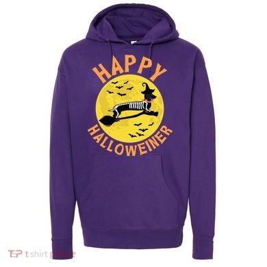 Funny Happy Halloweiner Dachshund Lover Hoodie