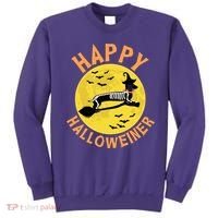 Funny Happy Halloweiner Dachshund Lover Sweatshirt thumb 0