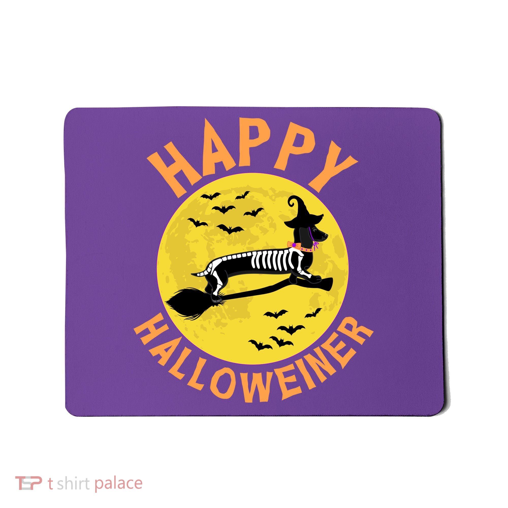 Funny Happy Halloweiner Dachshund Lover Mousepad