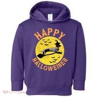Funny Happy Halloweiner Dachshund Lover Toddler Hoodie thumb 0