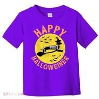 Funny Happy Halloweiner Dachshund Lover Toddler T-Shirt thumb 0