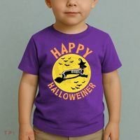 Funny Happy Halloweiner Dachshund Lover Toddler T-Shirt thumb 2