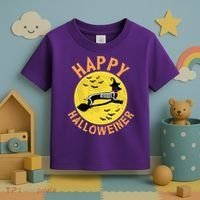 Funny Happy Halloweiner Dachshund Lover Toddler T-Shirt thumb 3