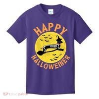 Funny Happy Halloweiner Dachshund Lover Kids T-Shirt thumb 0
