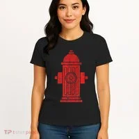 FIRE HYDRANT HALLOWEEN COSTUME PRETEND I'M A FIRE HYDRANT Women's T-Shirt thumb 4