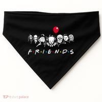 Friends Halloween Horror USA-Made Doggie Bandana thumb 0