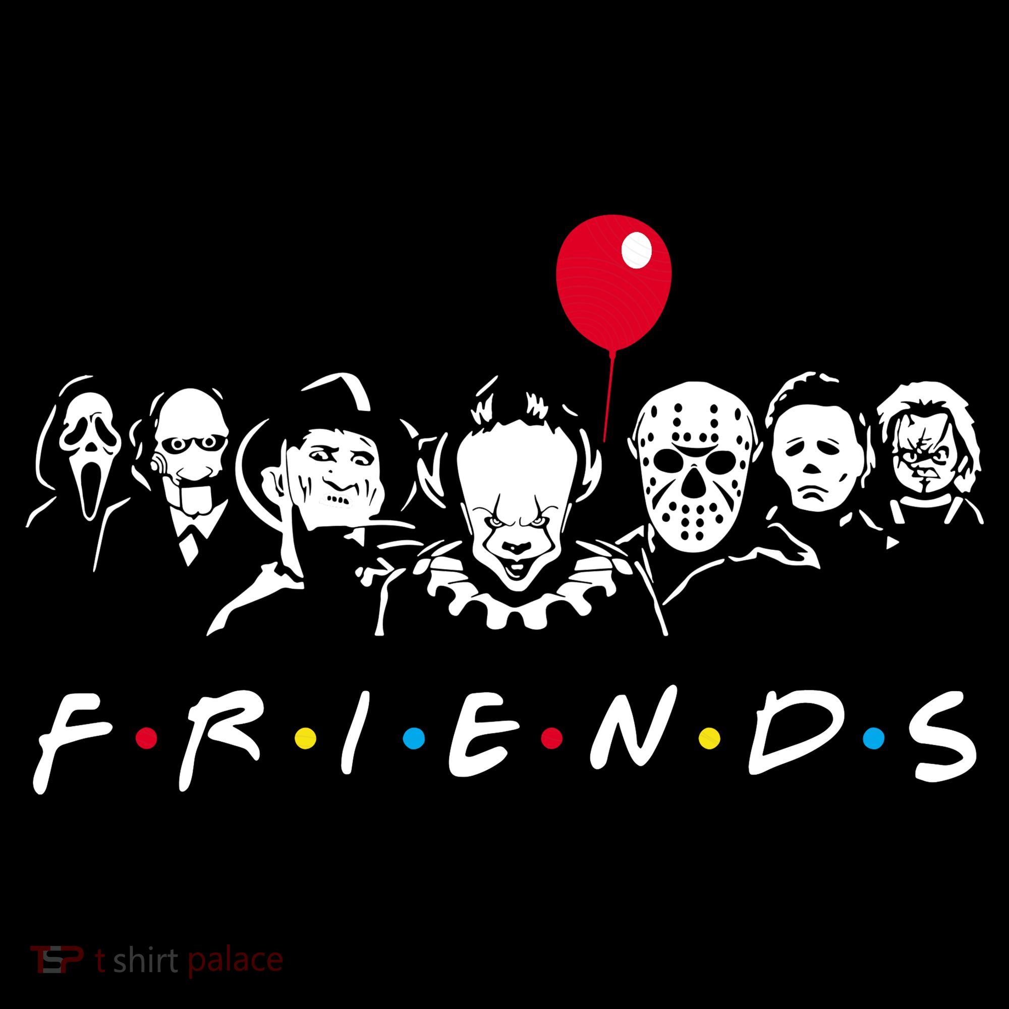 Friends Halloween Horror Apron