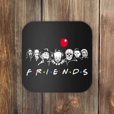 Friends Halloween Horror Coaster