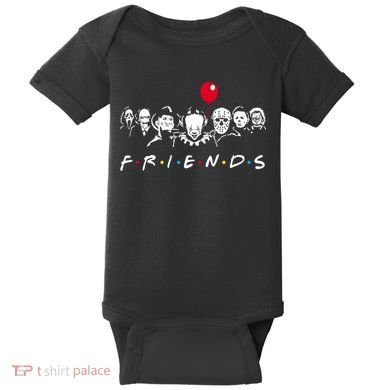 Friends Halloween Horror Baby Bodysuit