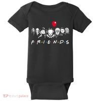 Friends Halloween Horror Baby Bodysuit thumb 0
