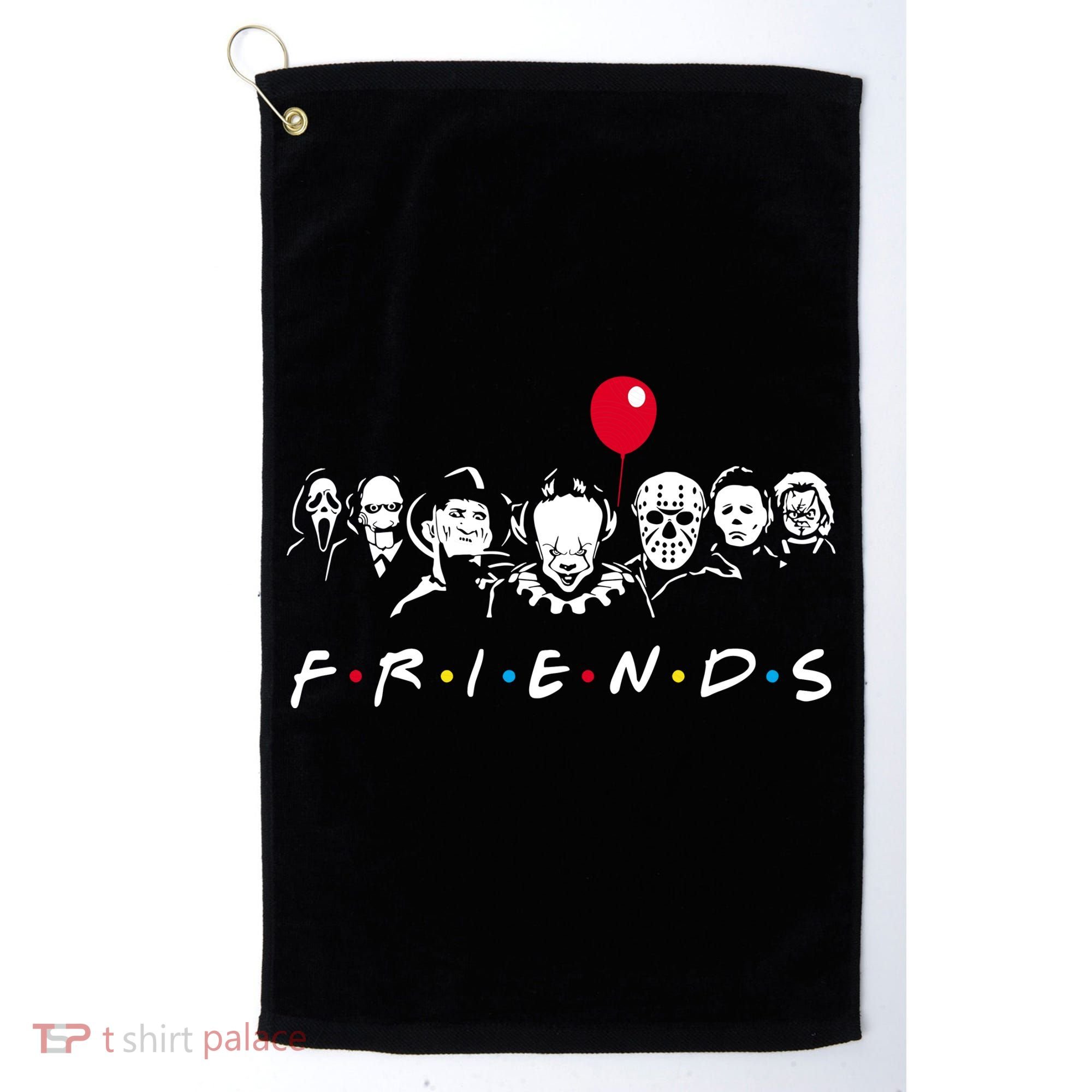 Friends Halloween Horror Golf Towel