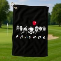 Friends Halloween Horror Golf Towel thumb 1