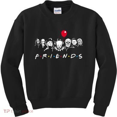 Friends Halloween Horror Kids Sweatshirt