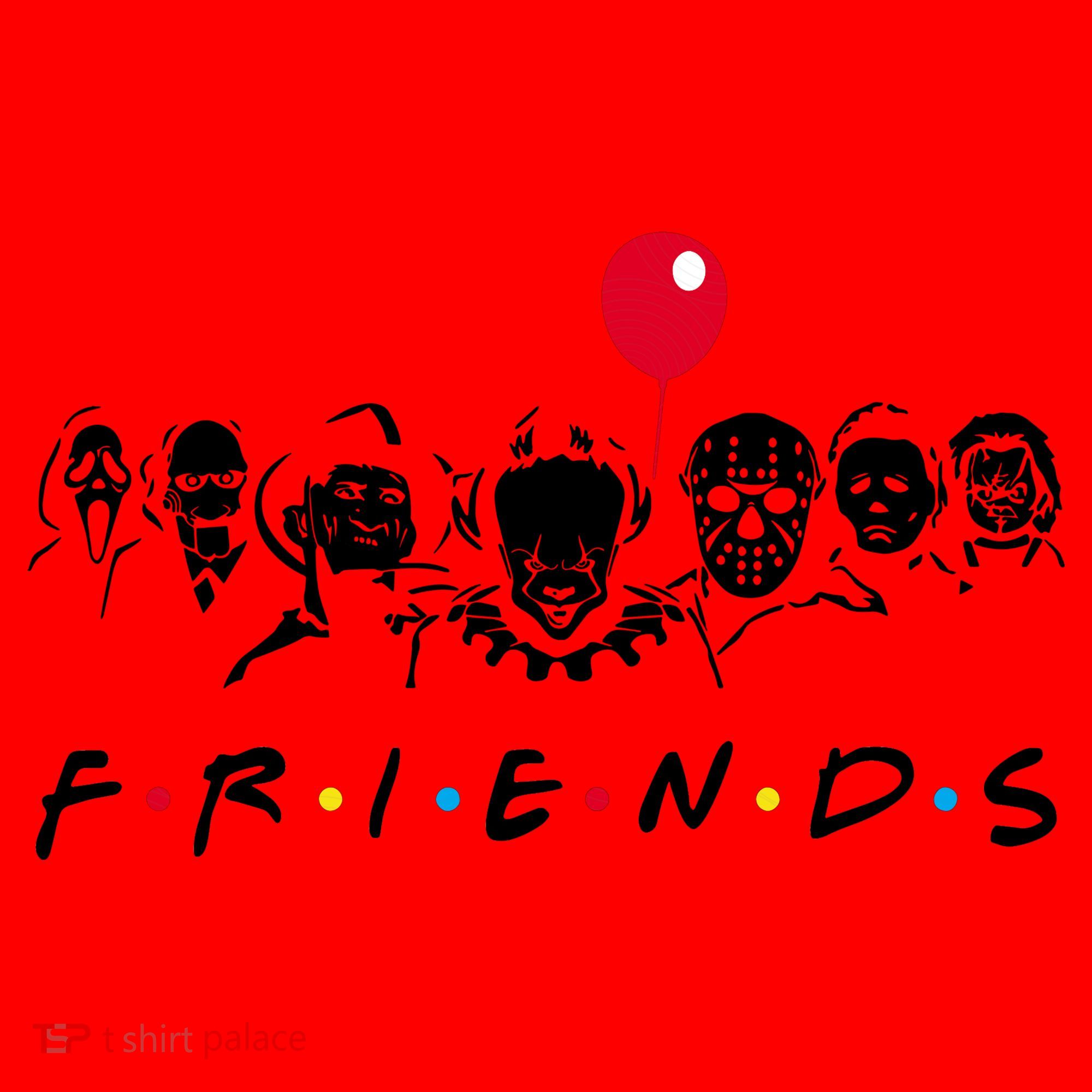 Friends Halloween Horror Santa Hat