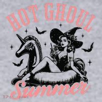 Funny Halloween Hot Ghoul Summer Summerween Women's Sweatshirt thumb 2