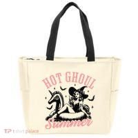 Funny Halloween Hot Ghoul Summer Summerween Tote Bag thumb 0