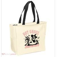 Funny Halloween Hot Ghoul Summer Summerween Tote Bag thumb 2