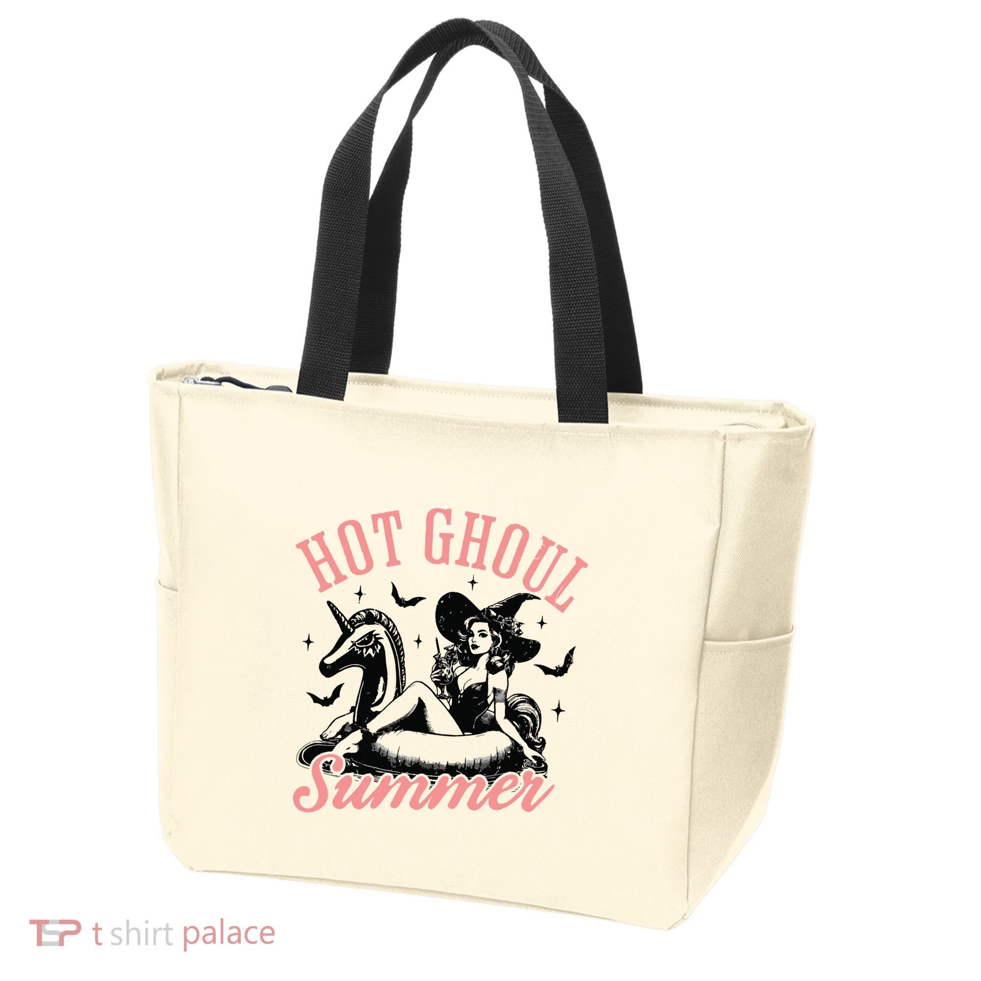 Funny Halloween Hot Ghoul Summer Summerween Tote Bag