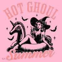 Funny Halloween Hot Ghoul Summer Summerween Coaster thumb 2