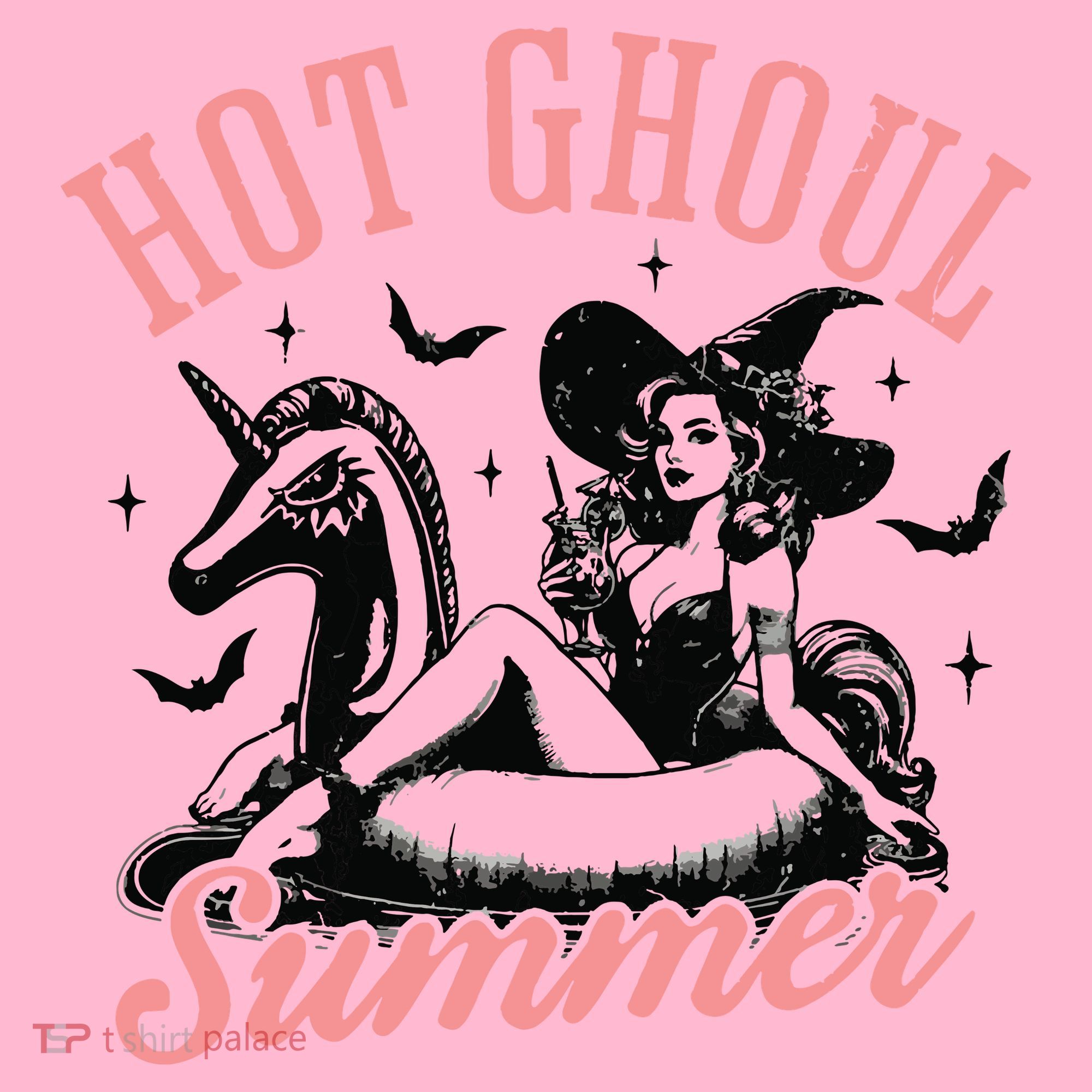 Funny Halloween Hot Ghoul Summer Summerween Coaster