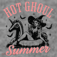 Funny Halloween Hot Ghoul Summer Summerween Toddler Hoodie thumb 2