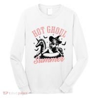 Funny Halloween Hot Ghoul Summer Summerween Long Sleeve Shirt thumb 0