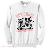 Funny Halloween Hot Ghoul Summer Summerween Sweatshirt thumb 0