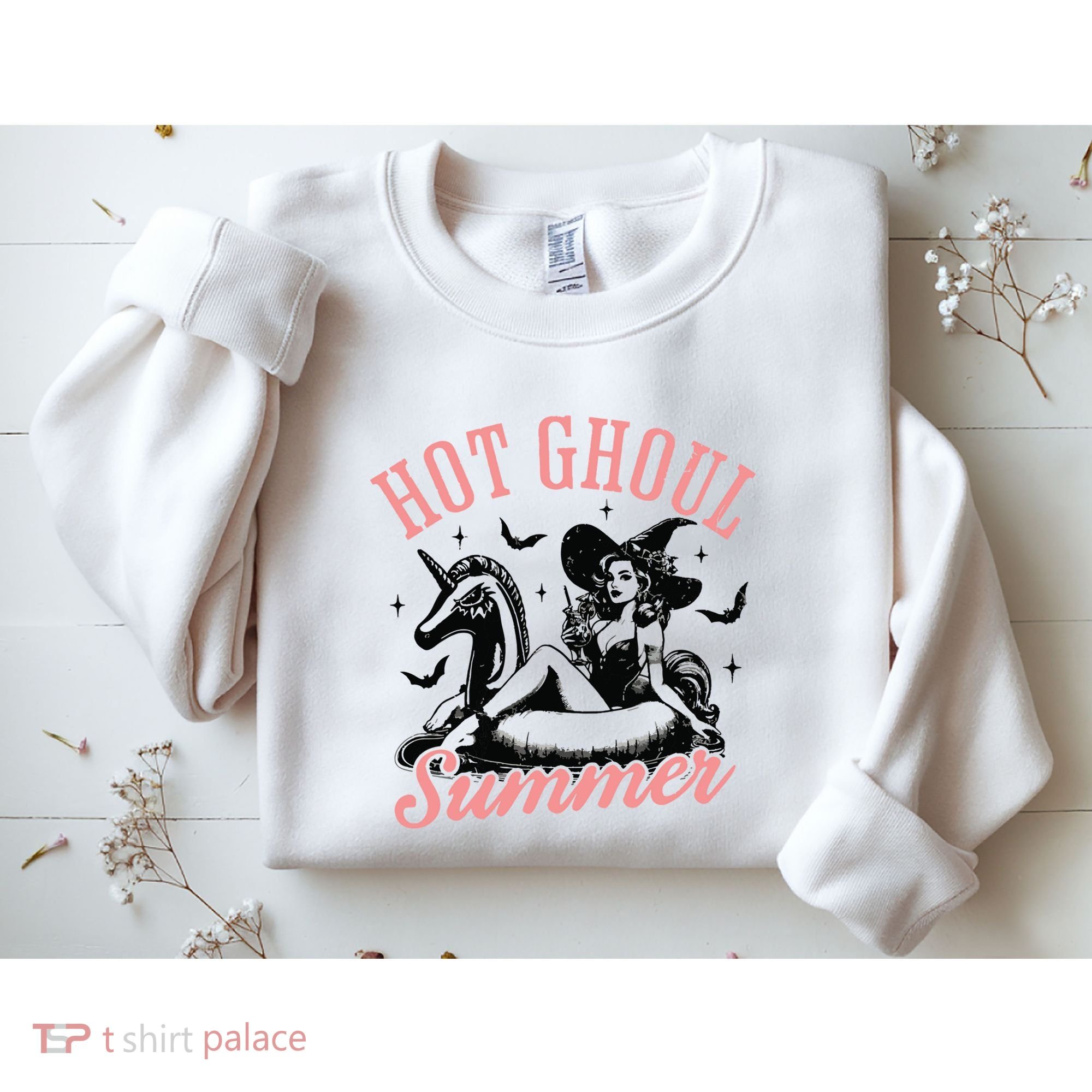 Funny Halloween Hot Ghoul Summer Summerween Sweatshirt