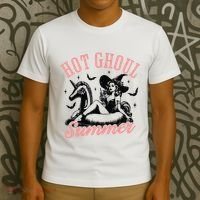 Funny Halloween Hot Ghoul Summer Summerween T-Shirt thumb 3