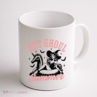Funny Halloween Hot Ghoul Summer Summerween Coffee Mug thumb 1