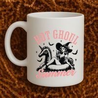 Funny Halloween Hot Ghoul Summer Summerween Coffee Mug thumb 2