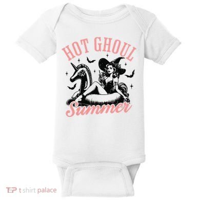 Funny Halloween Hot Ghoul Summer Summerween Baby Bodysuit