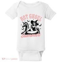 Funny Halloween Hot Ghoul Summer Summerween Baby Bodysuit thumb 0