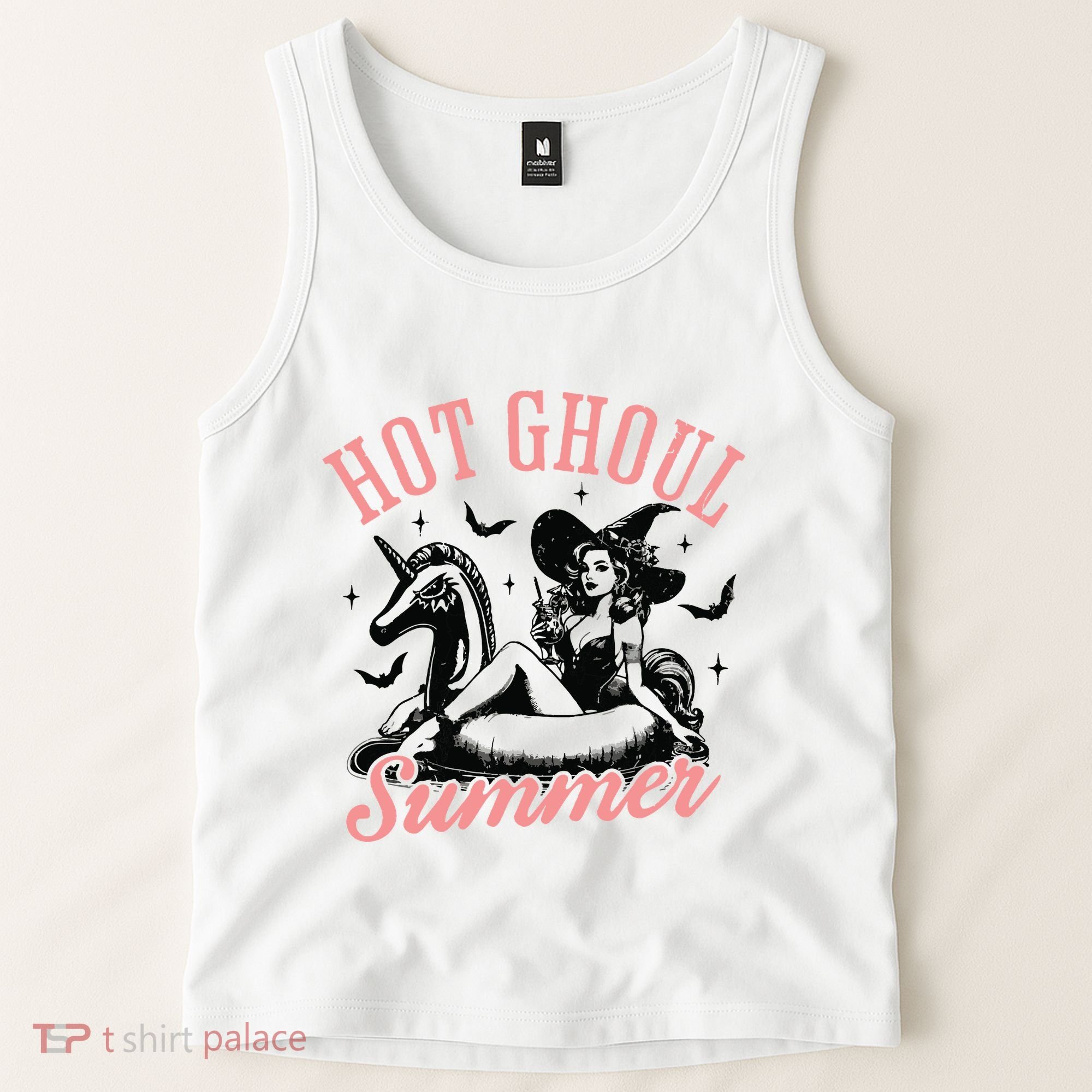 Funny Halloween Hot Ghoul Summer Summerween Tank Top