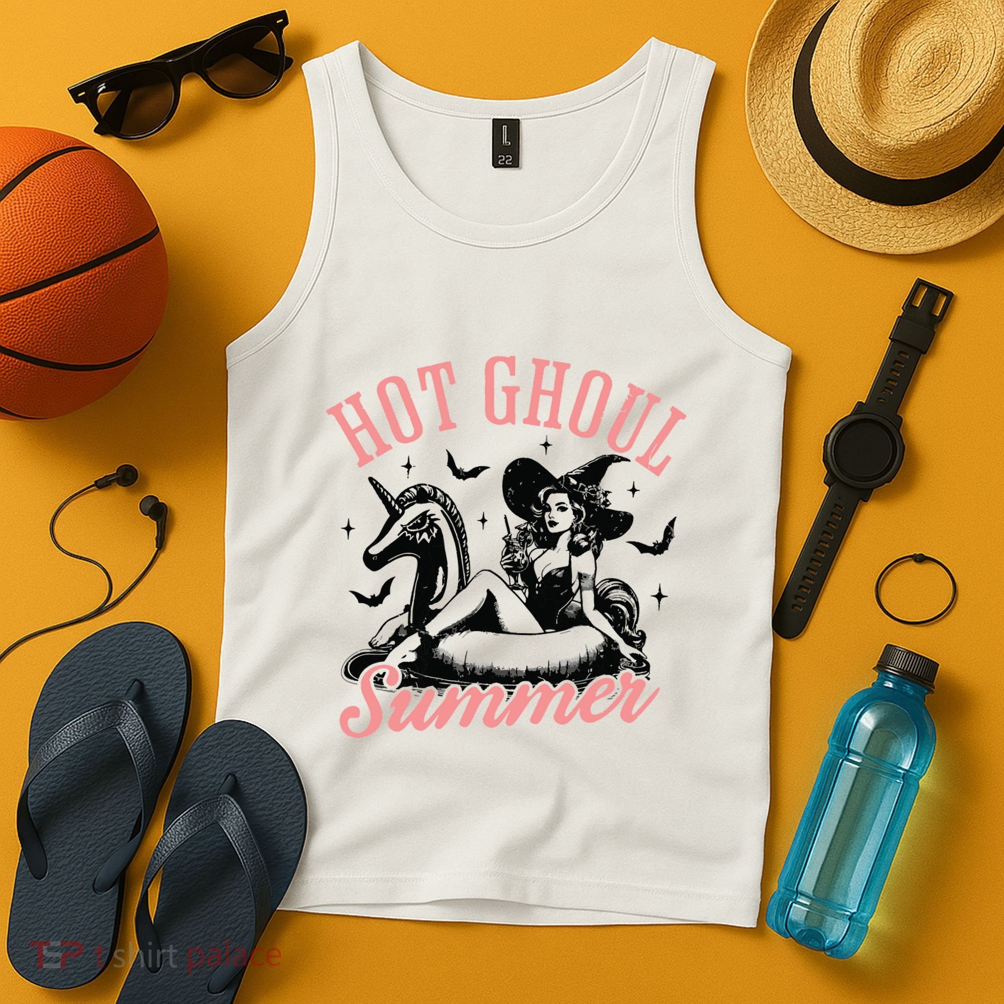 Funny Halloween Hot Ghoul Summer Summerween Tank Top