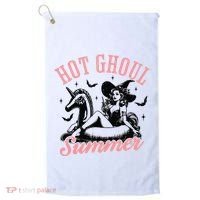 Funny Halloween Hot Ghoul Summer Summerween Golf Towel thumb 0