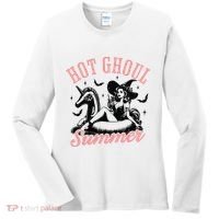 Funny Halloween Hot Ghoul Summer Summerween Women's Long Sleeve Shirt thumb 0