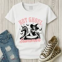 Funny Halloween Hot Ghoul Summer Summerween Women's T-Shirt thumb 3