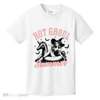 Funny Halloween Hot Ghoul Summer Summerween Kids T-Shirt thumb 0