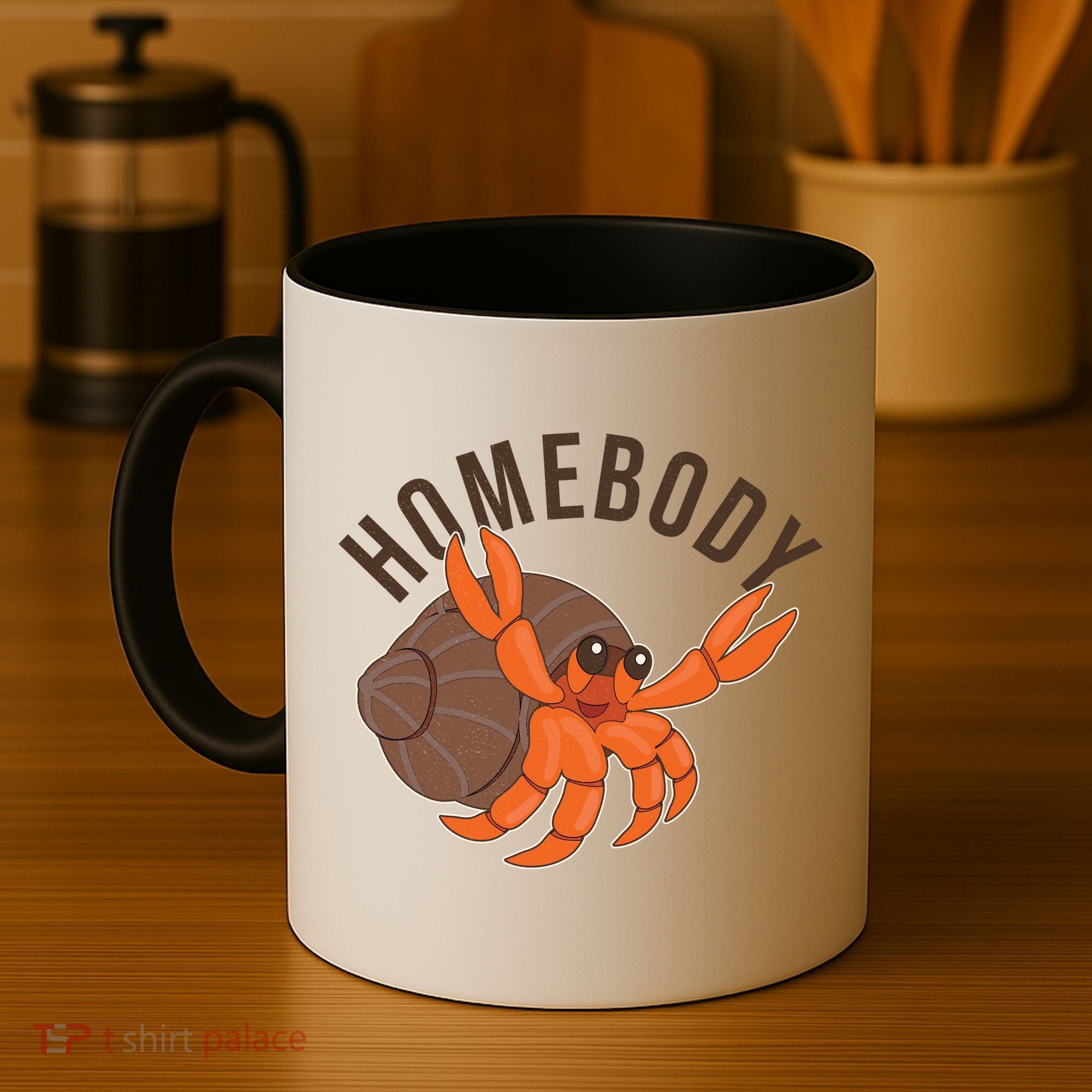 Funny Homebody Hermit Crab Coffee Mug