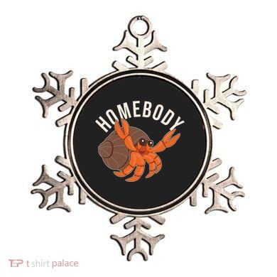 Funny Homebody Hermit Crab Ornament