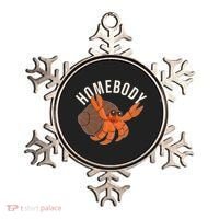 Funny Homebody Hermit Crab Ornament thumb 0