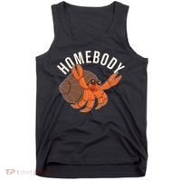 Funny Homebody Hermit Crab Tank Top thumb 0