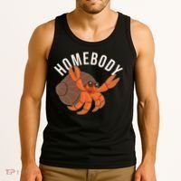 Funny Homebody Hermit Crab Tank Top thumb 3
