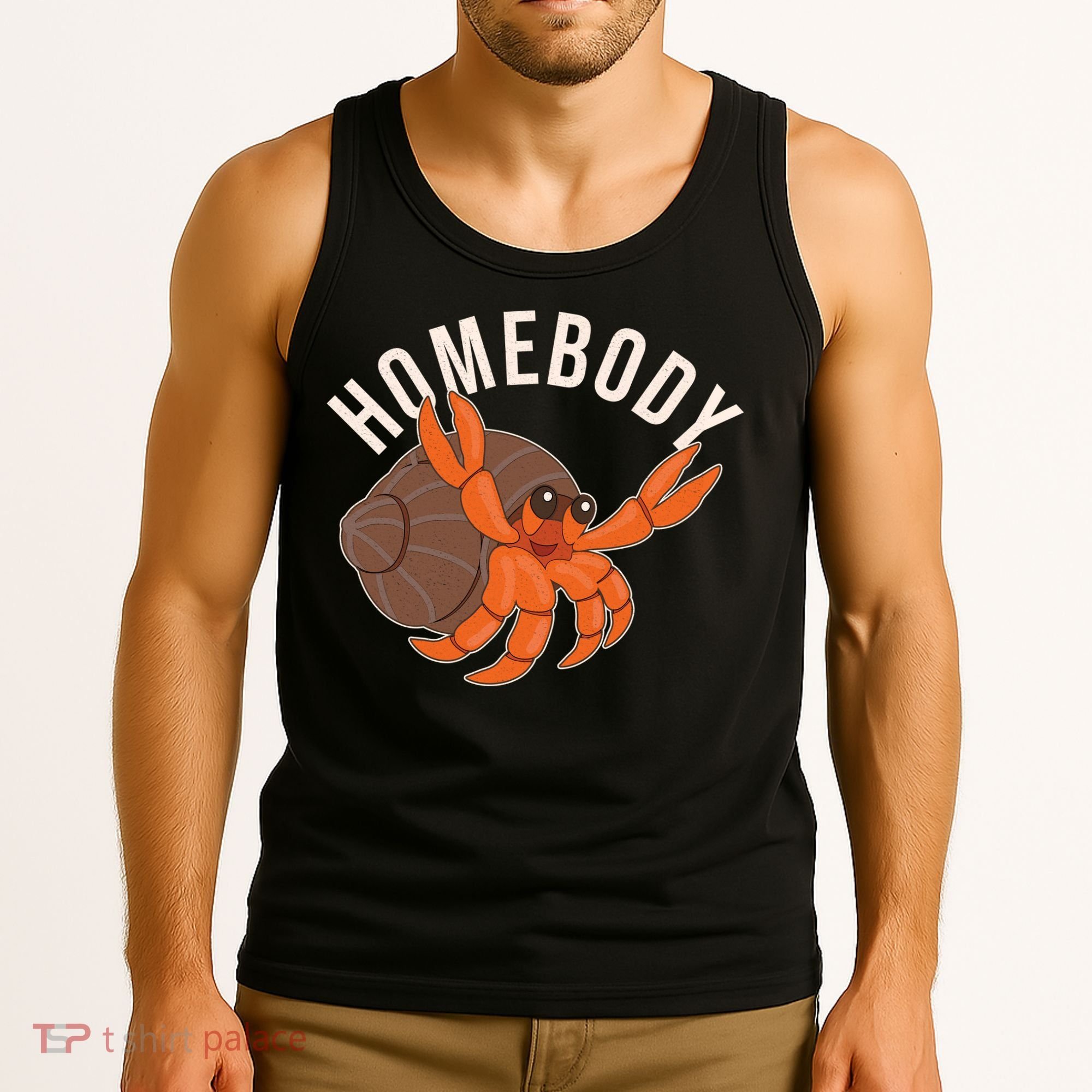 Funny Homebody Hermit Crab Tank Top